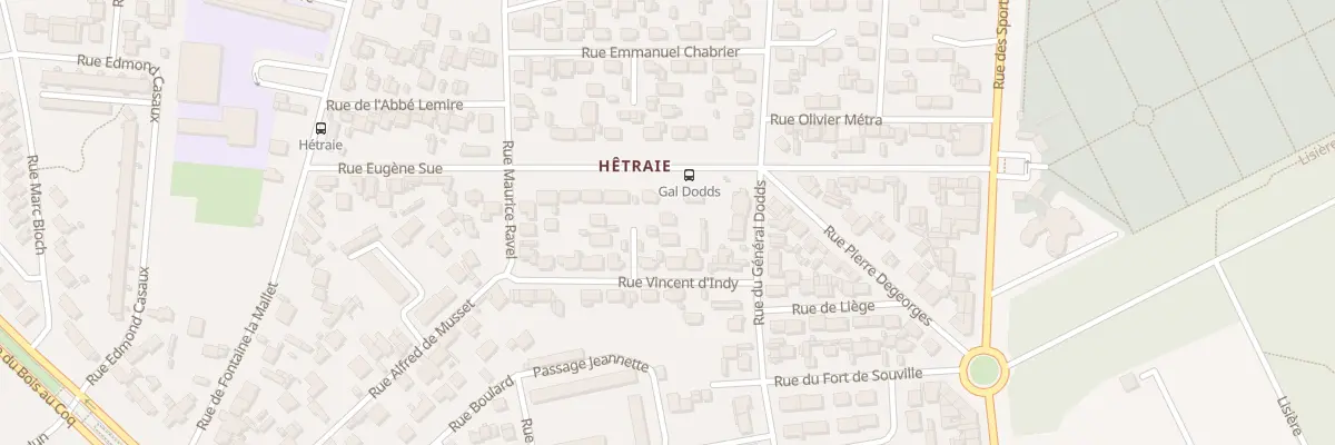 Plan du 17 Rue Vincent d’Indy au Havre