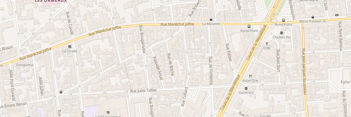 Plan du 16 Rue de Bitche au Havre