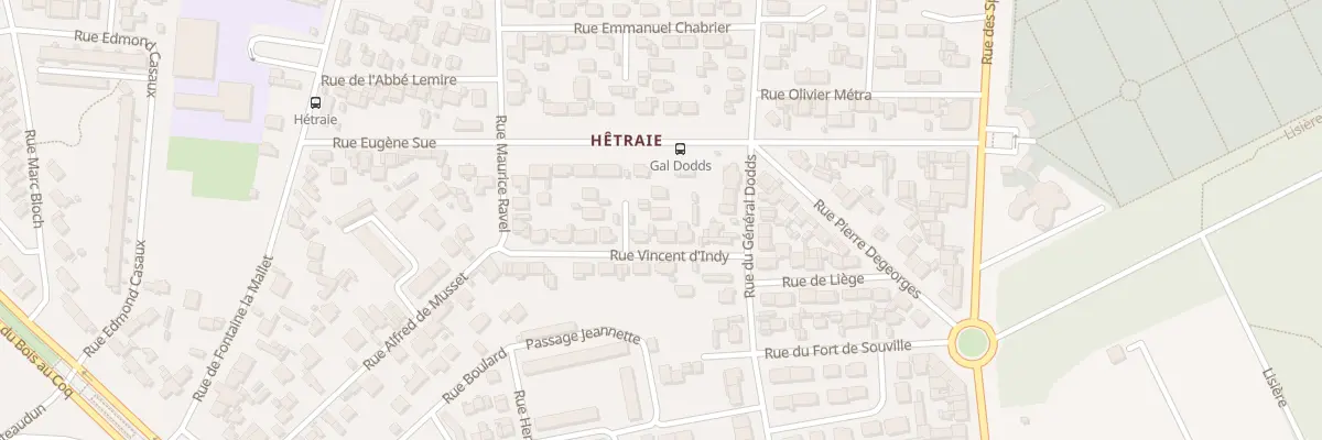 Plan du 19 Rue Vincent d’Indy au Havre