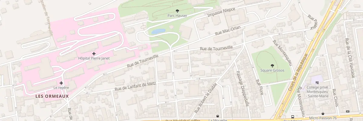 Plan du 104 Rue de Tourneville au Havre