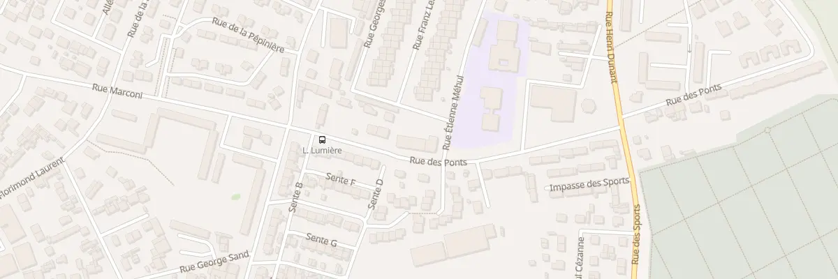 Plan du 22 Rue Georges Haendel au Havre