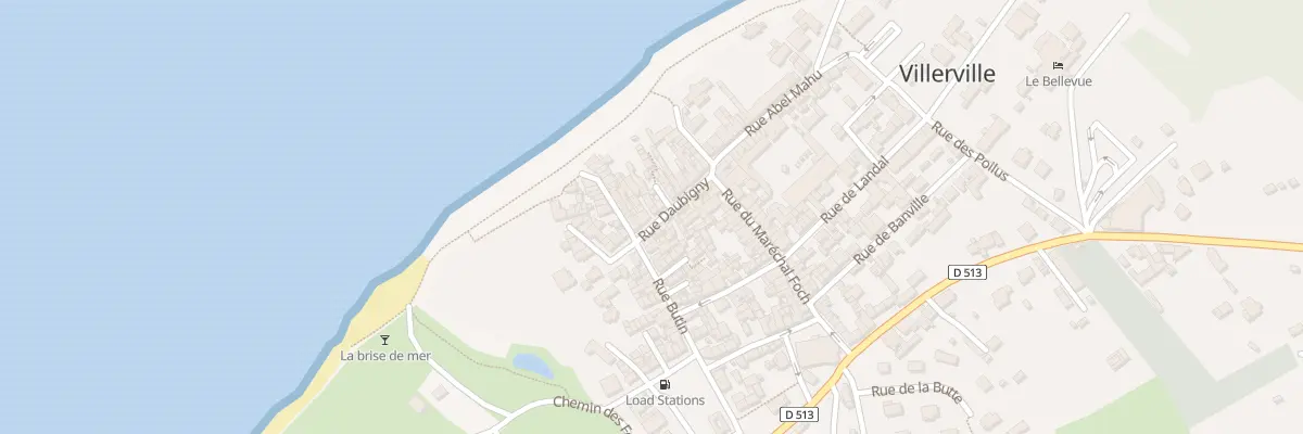 Plan du 25 Rue Daubigny à Villerville