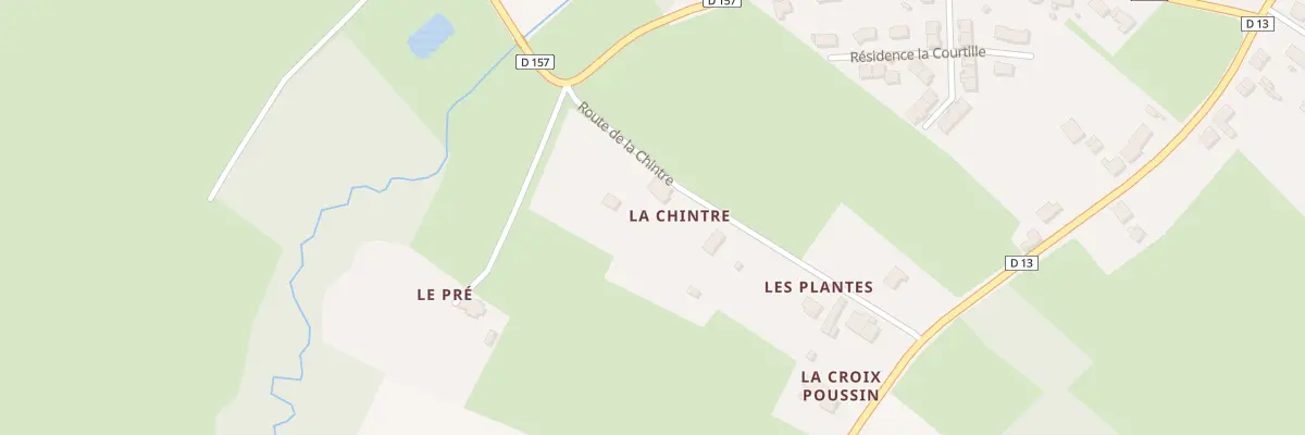Plan du 125 Rte de la Chintre à Mansigné