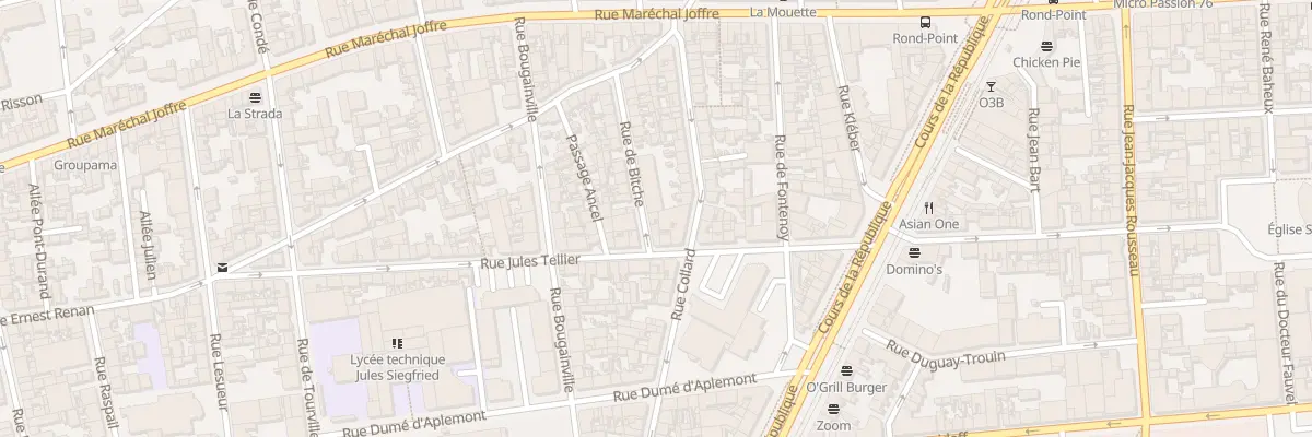 Plan du 4 Rue de Bitche au Havre