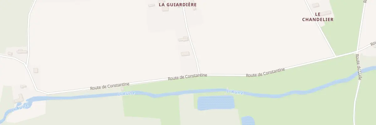 Plan du 414 Rte de Constantine à Mansigné