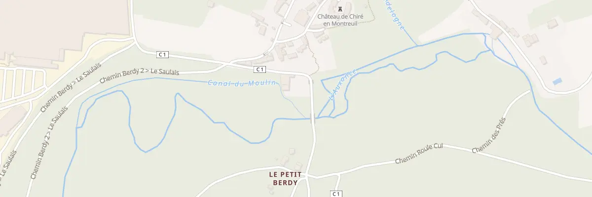 Plan du 9 Rue de Berdy à Chiré-en-Montreuil