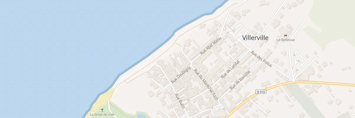 Plan du 10 Rue Daubigny à Villerville