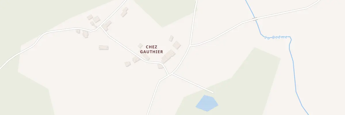 Plan du 4 Rte de Chez Gauthier à Chadurie