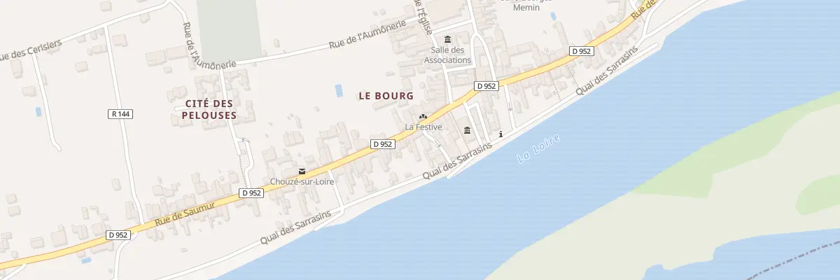 Plan du 11 Rue de Saumur à Chouzé-sur-Loire