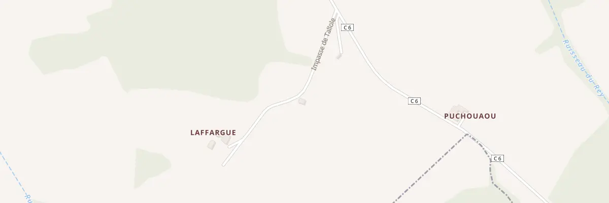 Plan du 5037 A Laffargue à Couloumé-Mondebat
