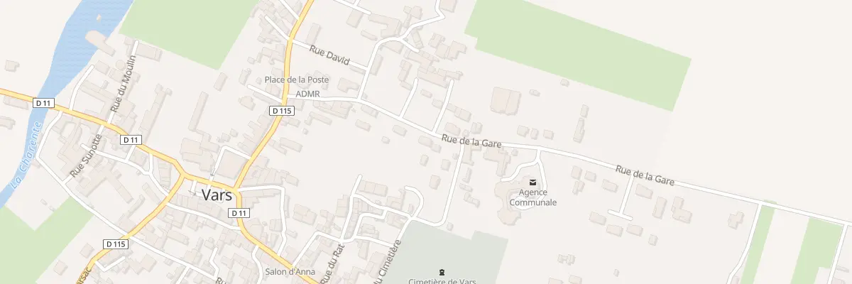 Plan du 17 Rue de la Gare à La Boixe