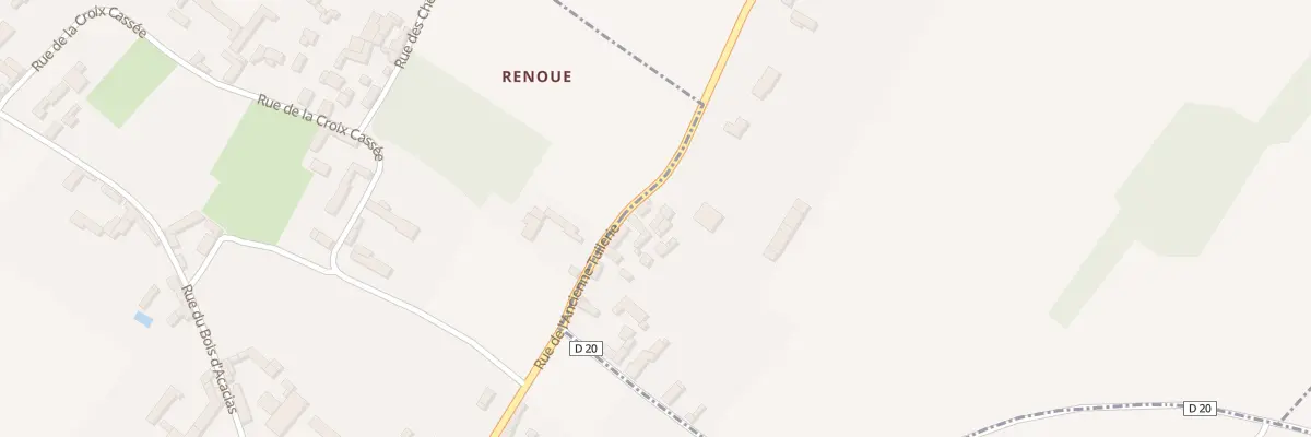 Plan du 20 Rue de l’Ancienne Ecole à La Chaussée