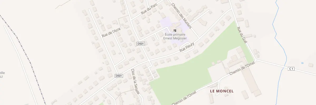 Plan du 2 Rue Fleury à Cerisé