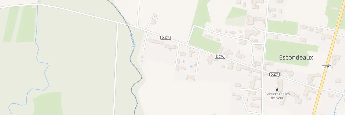 Plan du 19 Rue du Bois à Escondeaux