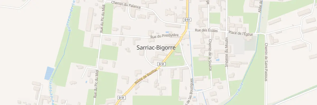 Plan du 5 Pl de la Mairie à Sarriac-Bigorre