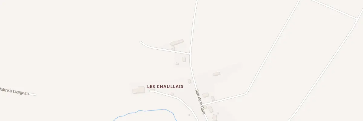 Plan du 16 Rue de la Gare à Chiré-en-Montreuil
