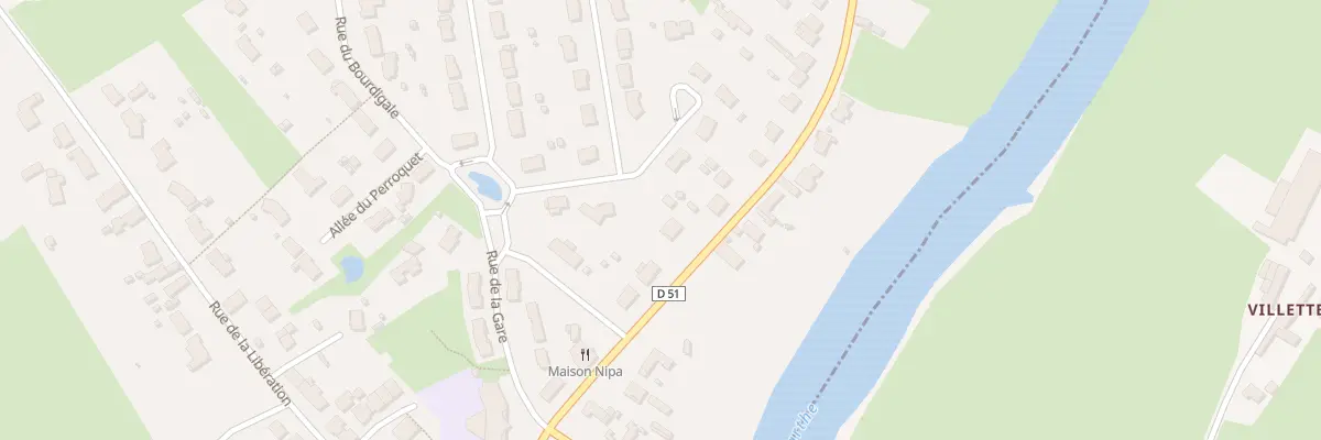 Plan du 23 Rue des Gesleries à Fillé