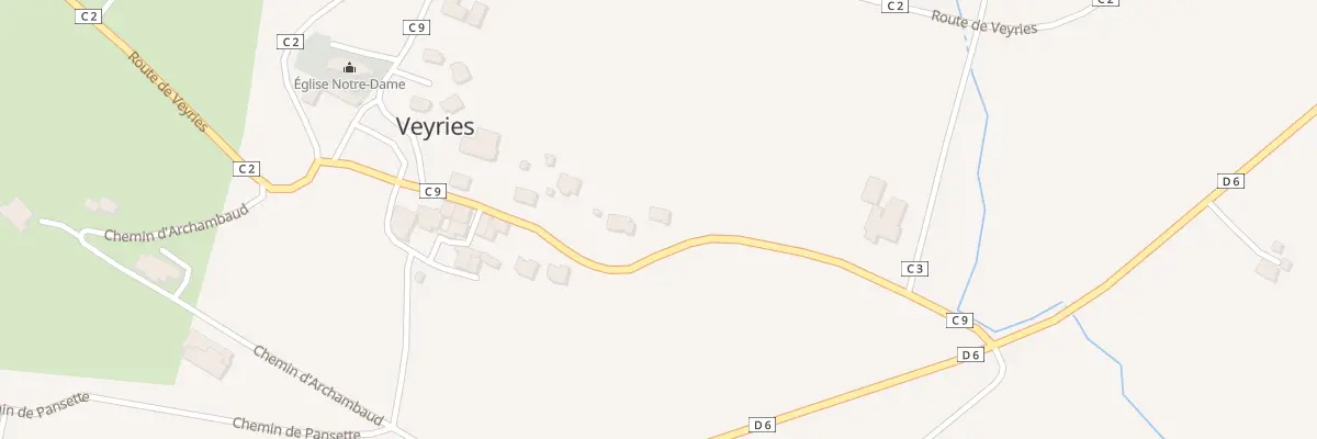 Plan du 268 Rte de Veyries à Labastide-Castel-Amouroux