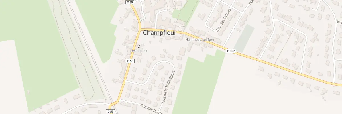 Plan du 11 Rue de la Belle Epine à Champfleur