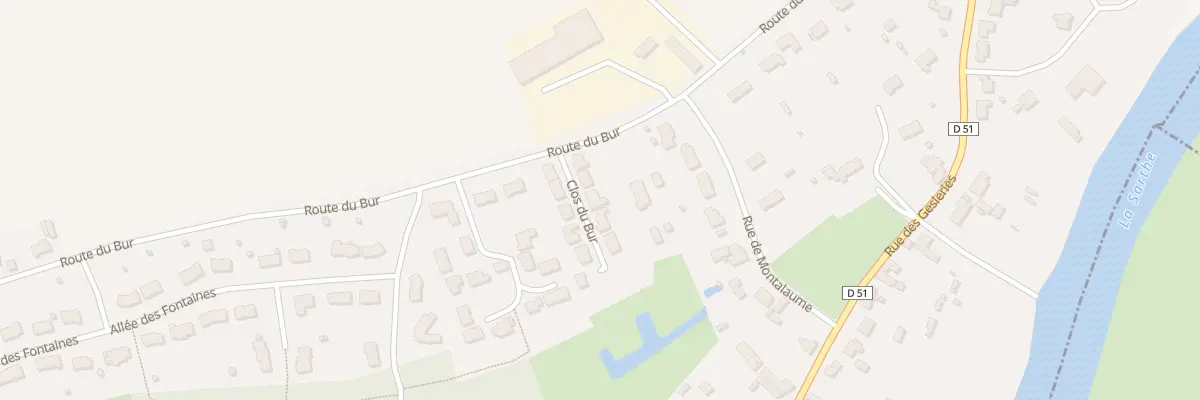 Plan du 3 Clos du Bur à Fillé