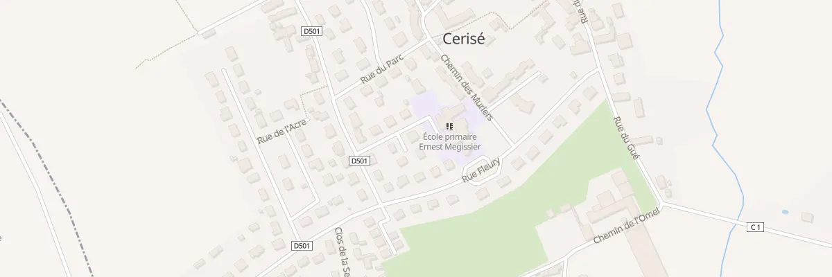 Plan du 8 Imp de Bel Air à Cerisé