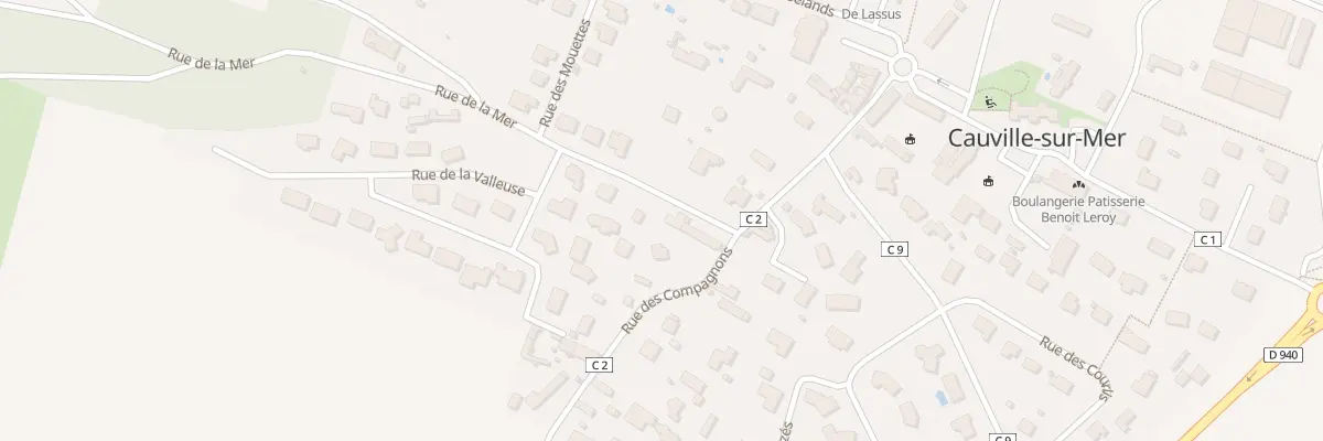 Plan du 8 Rue de la Mer à Cauville-sur-Mer