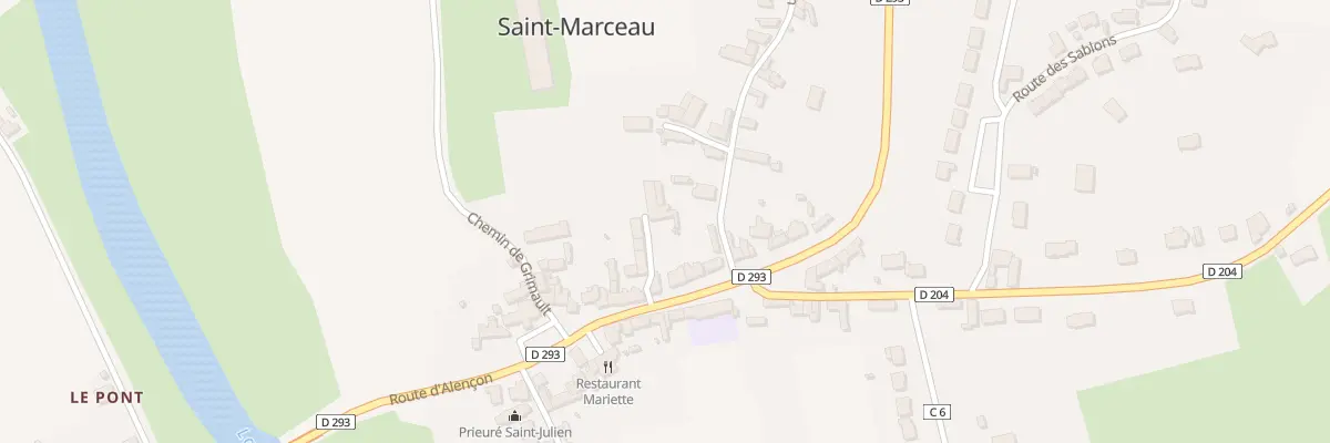 Plan du 2 Imp du Parquet à Saint-Marceau