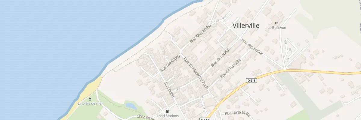 Plan du 10 Rue du Mal Foch à Villerville