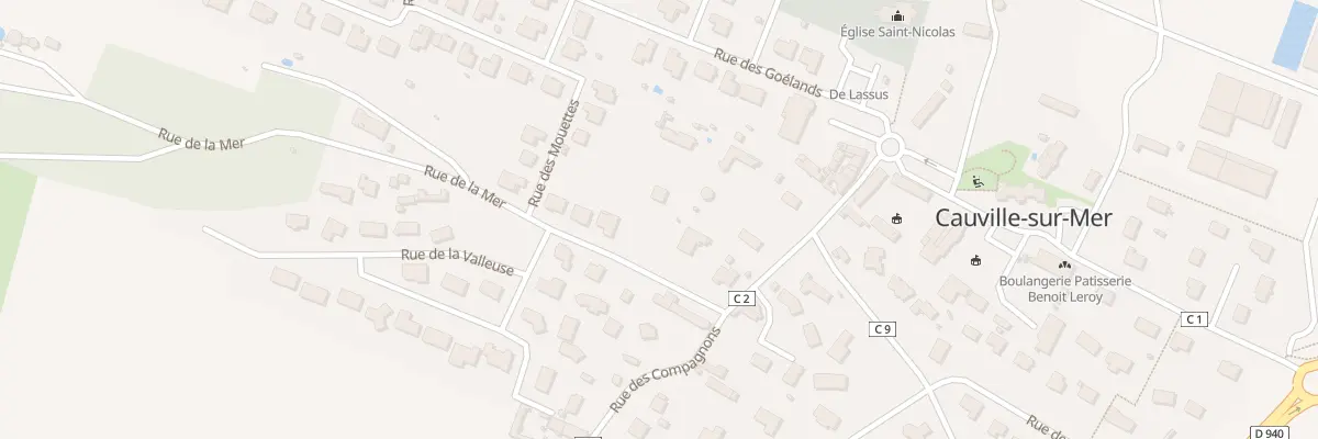Plan du 11 Rue de la Mer à Cauville-sur-Mer