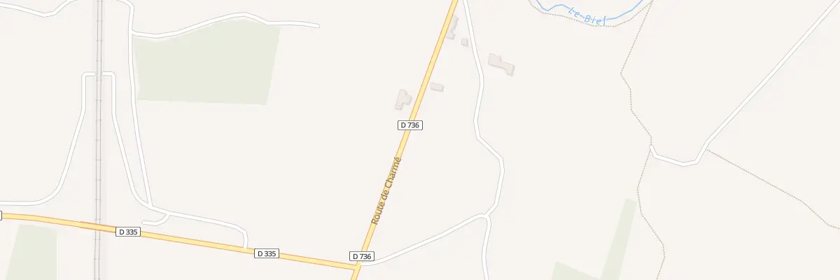 Plan du 5 Rte de Charmé à Courcôme