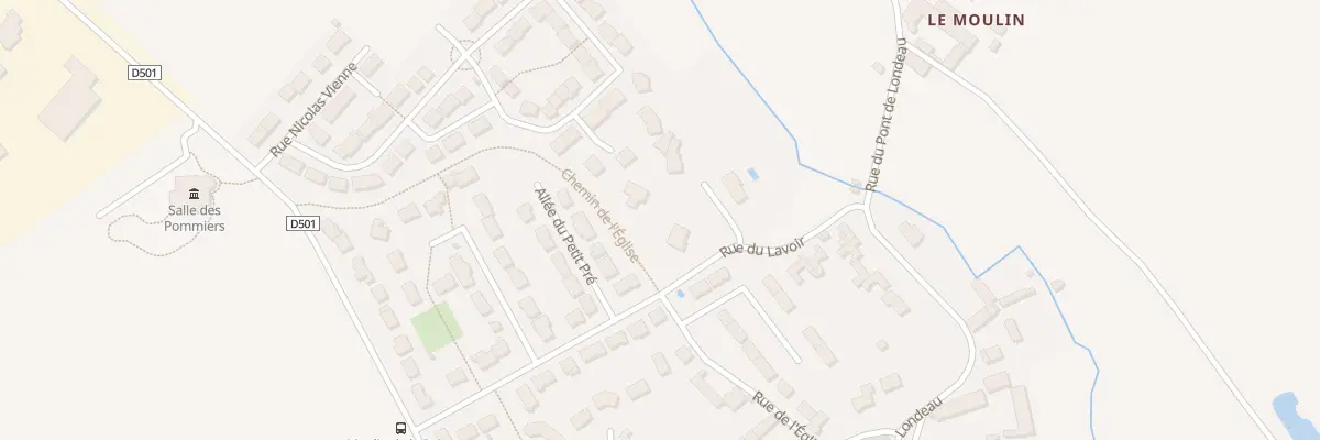 Plan du 5 Rue du Lavoir à Cerisé