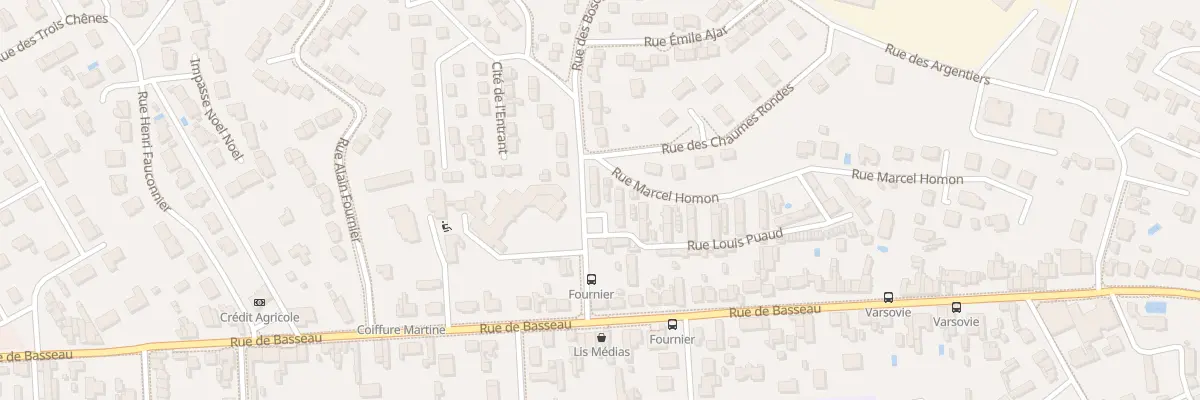 Plan du 5 Rue Louis Puaud à Angoulême