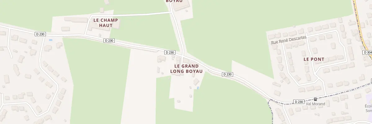Plan du 16 Le Grand Long Boyau à Aigné
