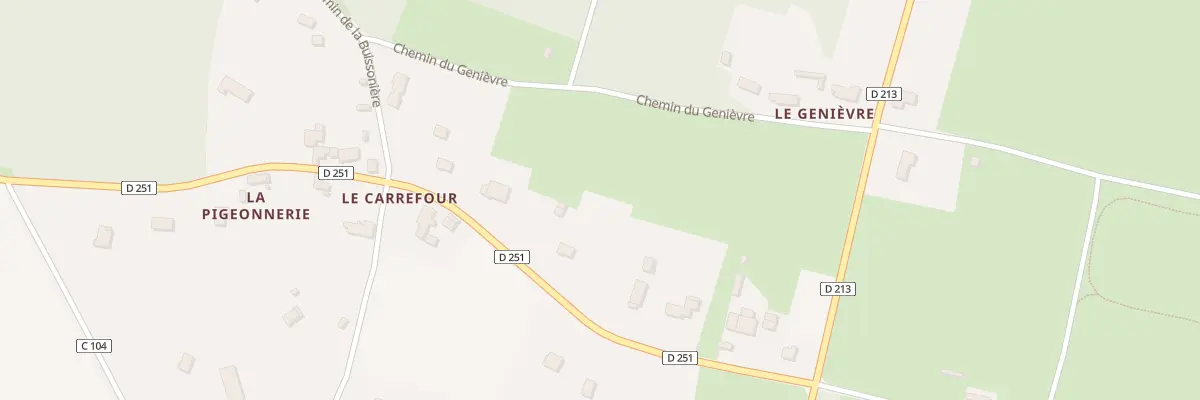 Plan du 15 Le Carrefour à Parigné-le-Pôlin