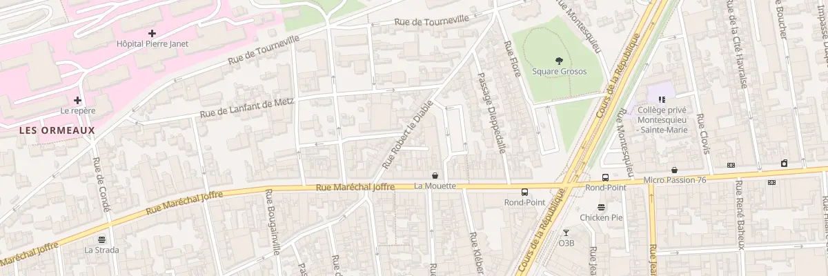 Plan du 10 Rue Robert le Diable au Havre