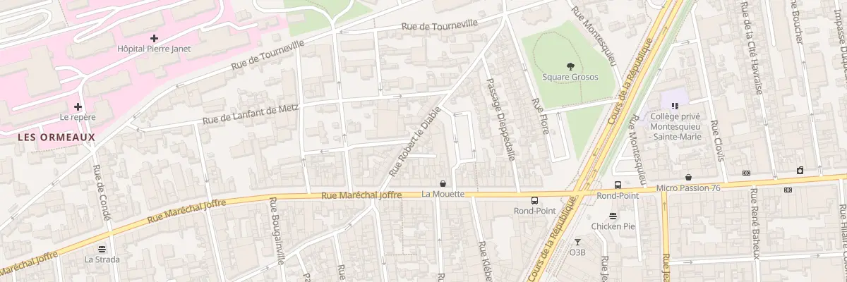 Plan du 12 Rue Robert le Diable au Havre