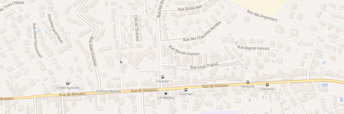 Plan du 7 Rue Louis Puaud à Angoulême