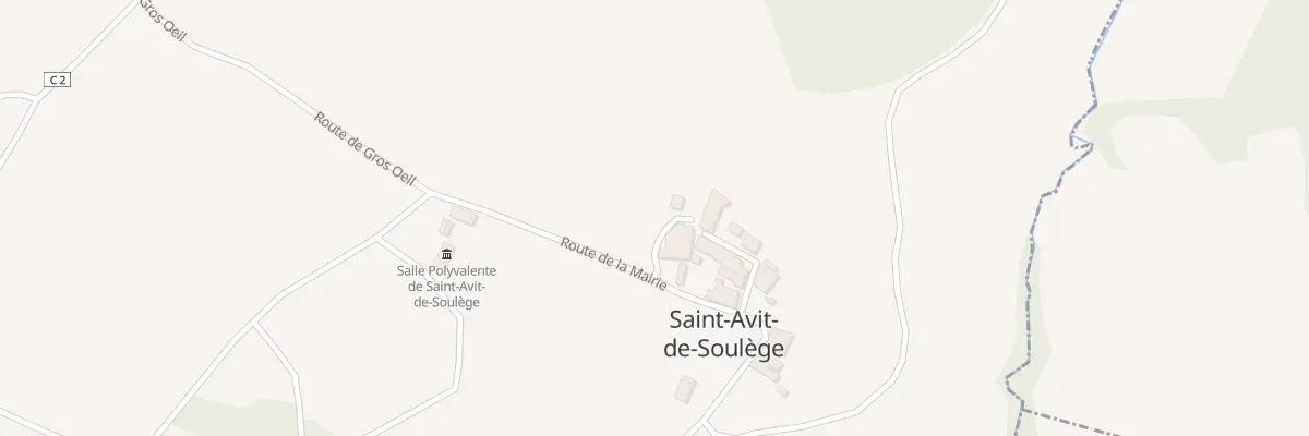 Plan du 1 Migouterie à Saint-Avit-de-Soulège