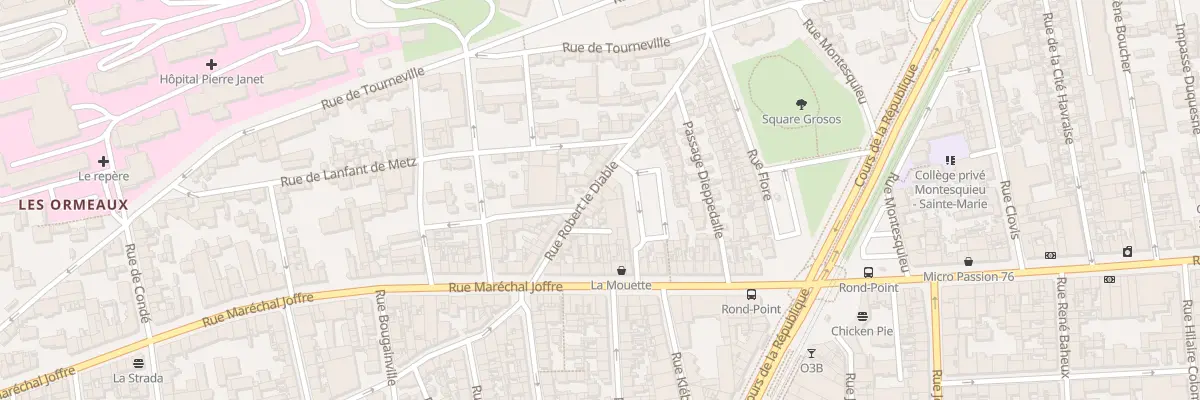 Plan du 16 Rue Robert le Diable au Havre