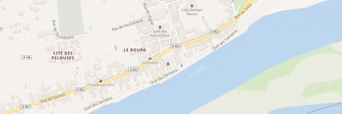 Plan du 1 Rue de la Mairie à Chouzé-sur-Loire