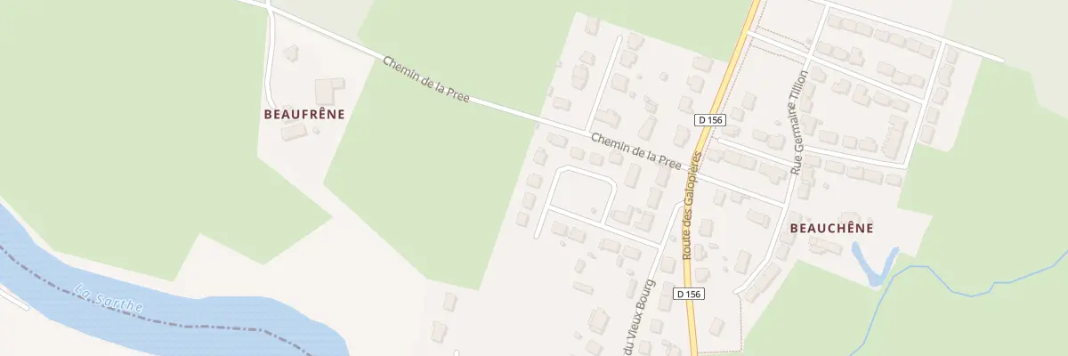 Plan du 7 Res du Vieux Bourg à Guécélard