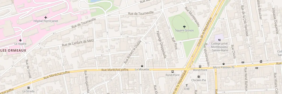 Plan du 20 Rue Robert le Diable au Havre