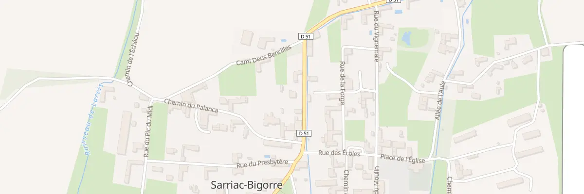 Plan du 5 Rue de la Bigorre à Sarriac-Bigorre