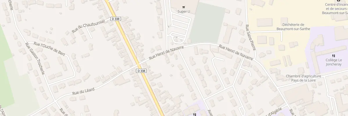 Plan du 21 Av Charles de Gaulle à Beaumont-sur-Sarthe