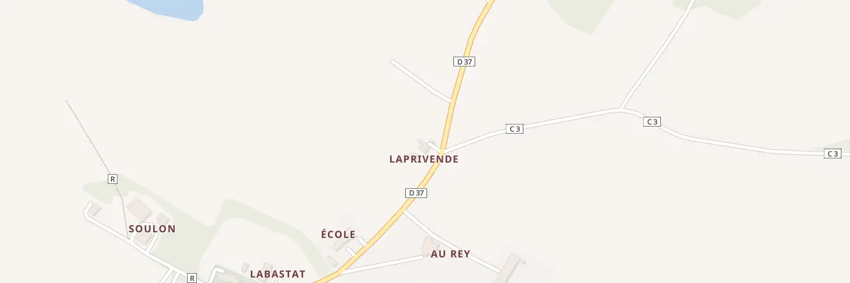 Plan du 5060 A Laprivende à Couloumé-Mondebat