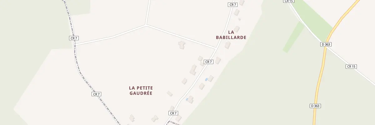 Plan du 108 Vallée de Verrière à Thizay