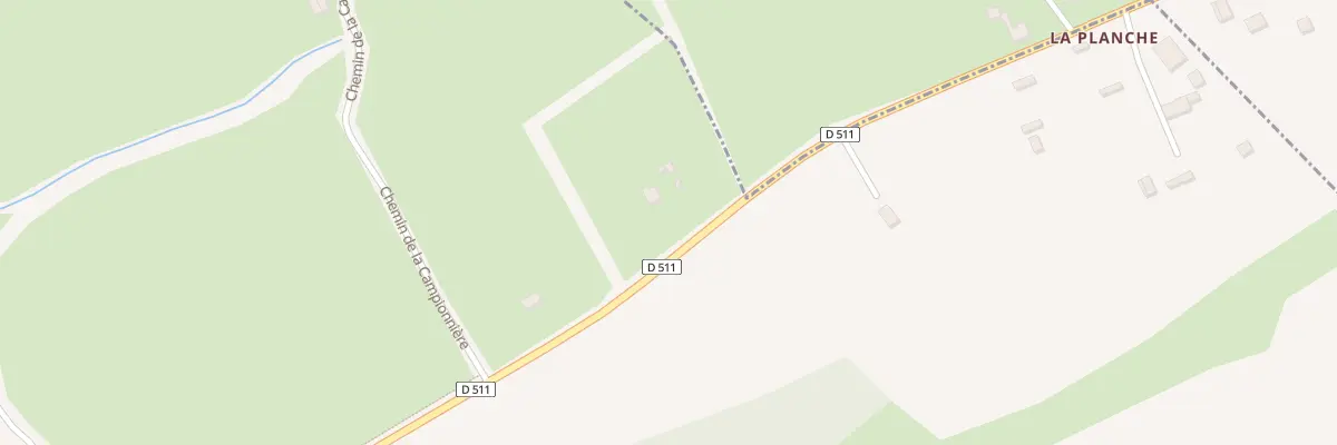 Plan du 300 Rte Dep Lisieux Falaise au Mesnil-Simon