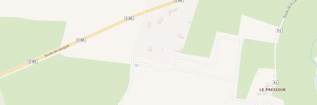 Plan du 9002 La Petite Bruyere au Lude