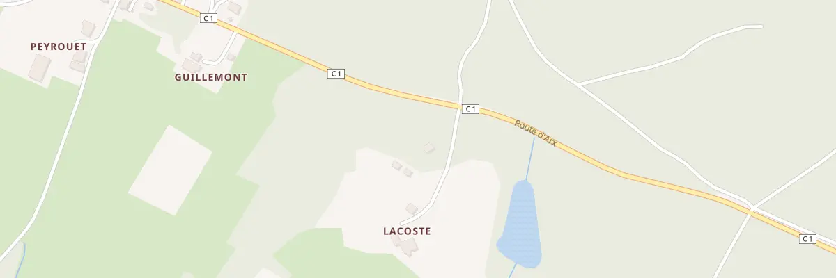 Plan du 2891 Rte d’Arx à Sos