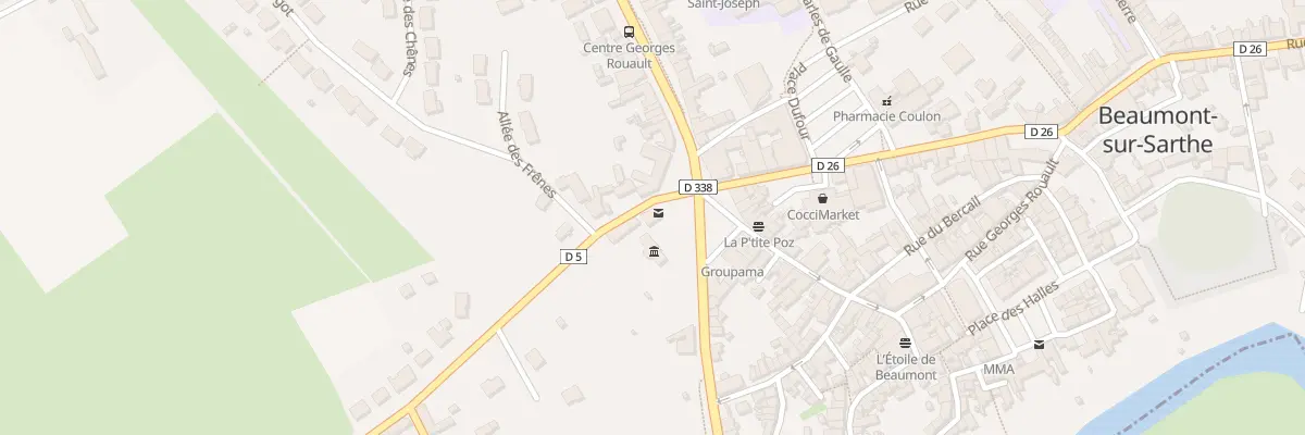 Plan du 14 Pl de la Liberation à Beaumont-sur-Sarthe